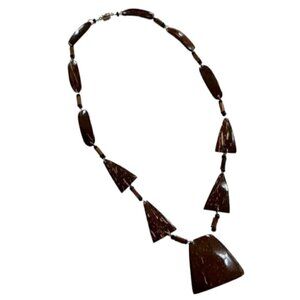 Boho Chic Earthy Festival Necklace
